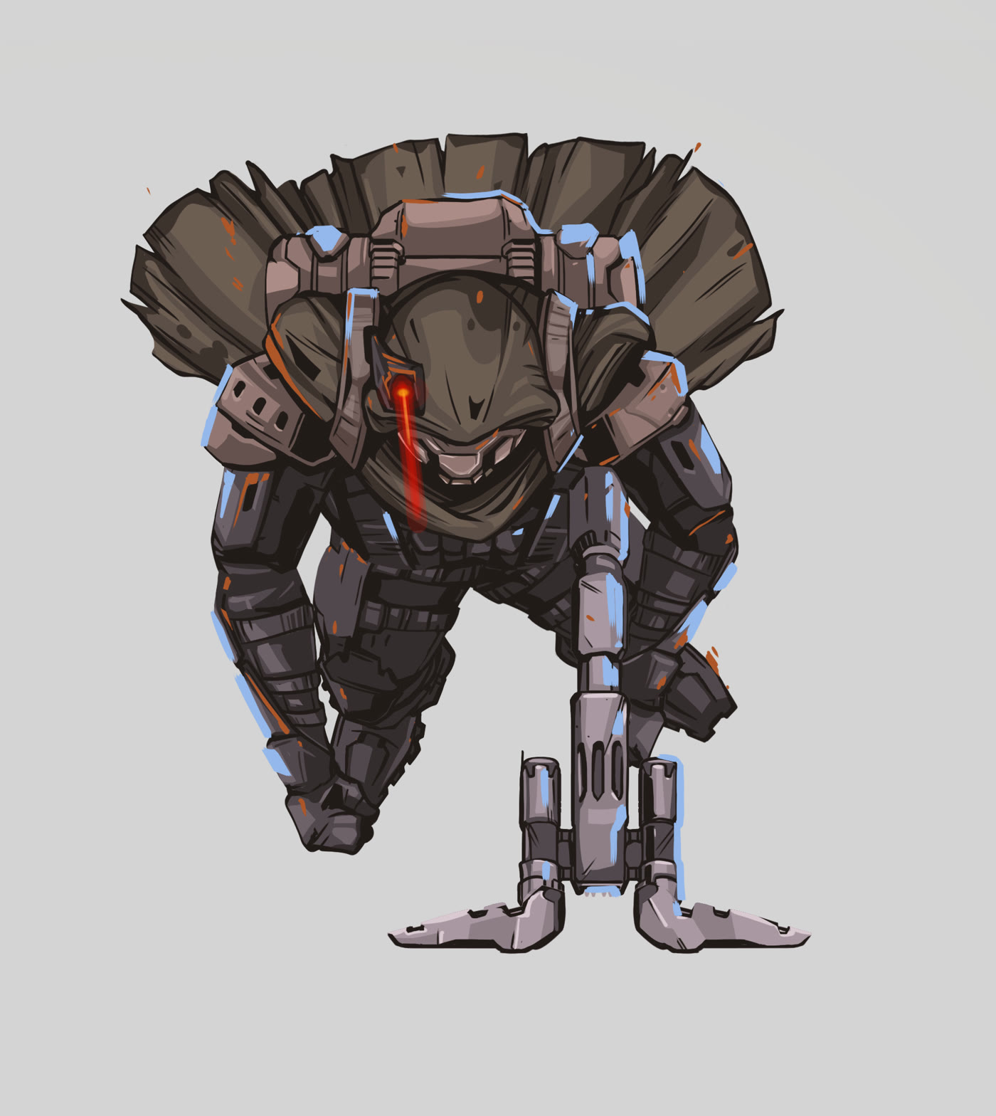 Armored infantry character concept